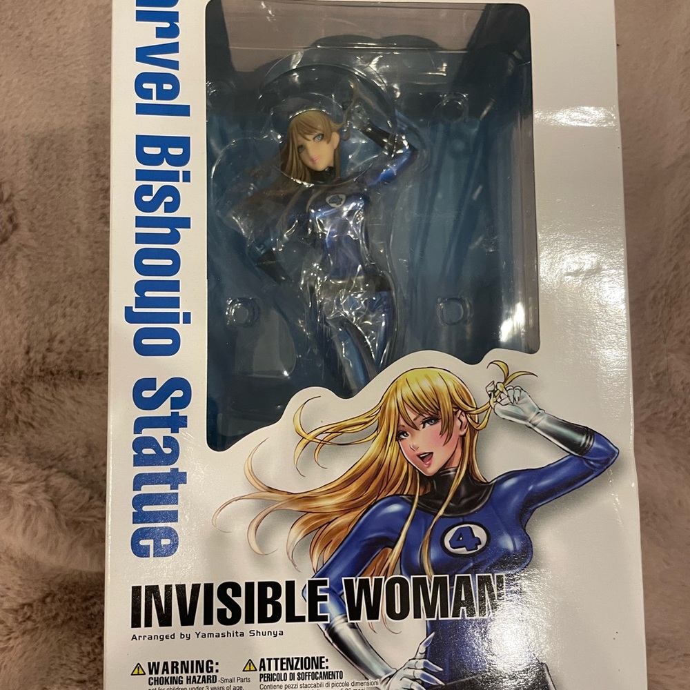 Kotobukiya Marvel Bishoujo Invisible Woman Figure Statue Sealed Box